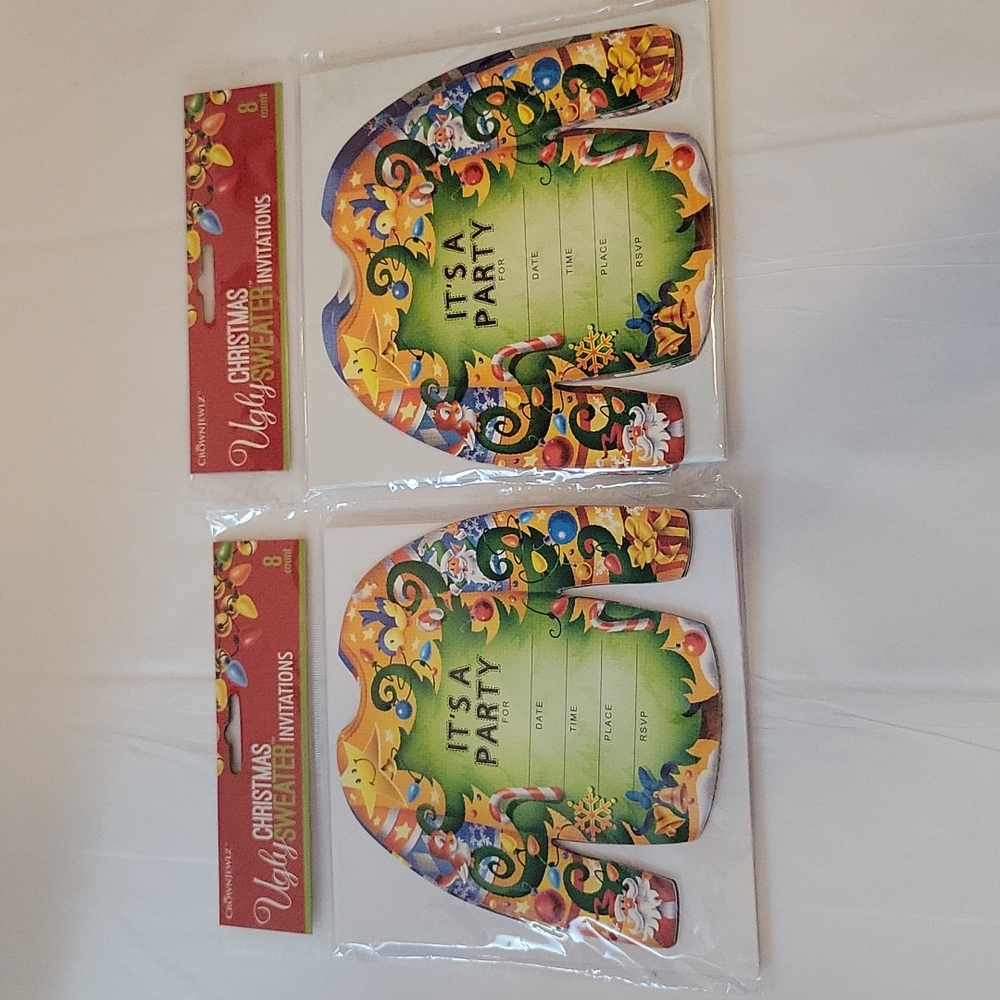 Ugly Christmas Sweater Party Invitations